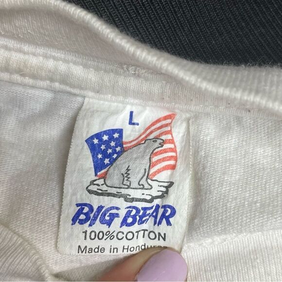 Vintage 90s Las Vegas Nevada Poker Table Graphic T-shirt Sz L - Picture 5 of 6